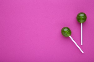 Green Apple Lollipops