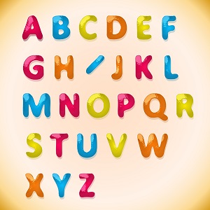 Haribo Alphabet Letters