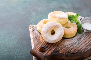 Iced Apple Rings