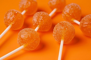 Orange Tootsie Pops