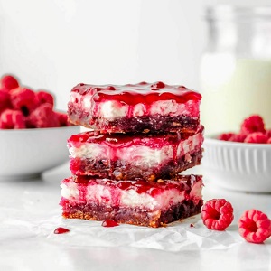 Raspberry Coconut Bars