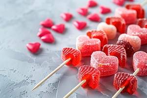 Raspberry Lollipops