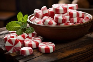 Red Bird Peppermint Puffs