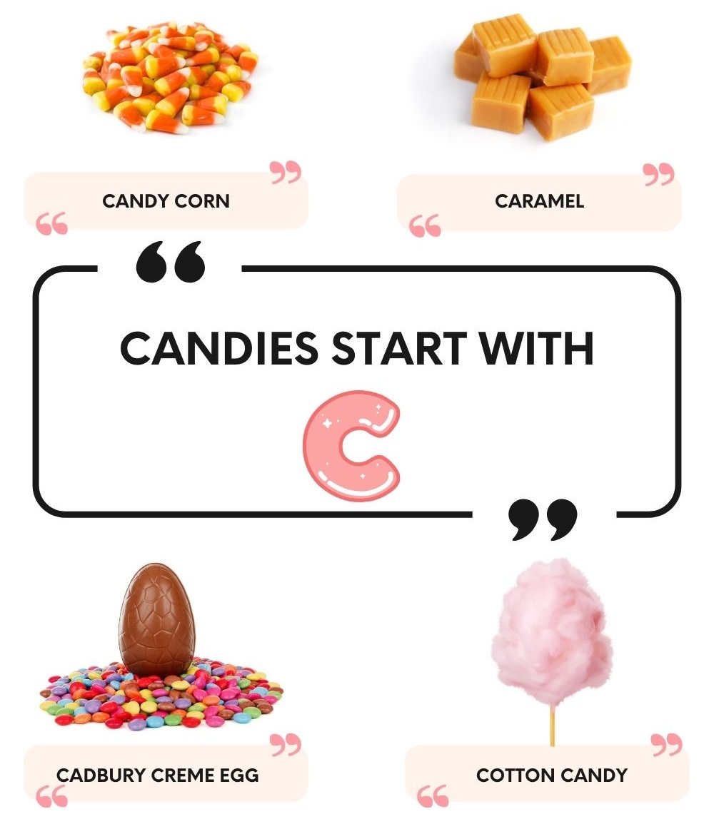 Candies start with the letter C