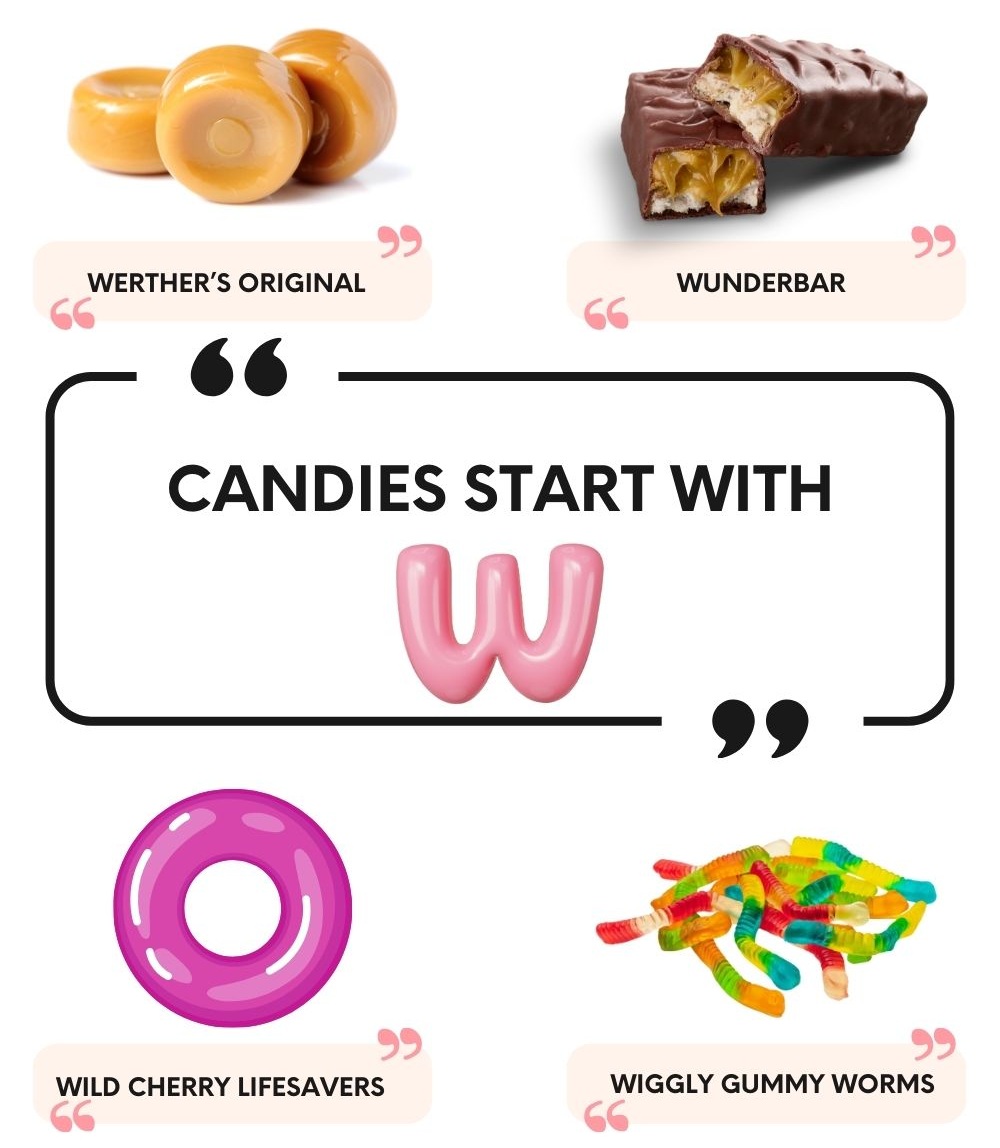 Candies that Start with W