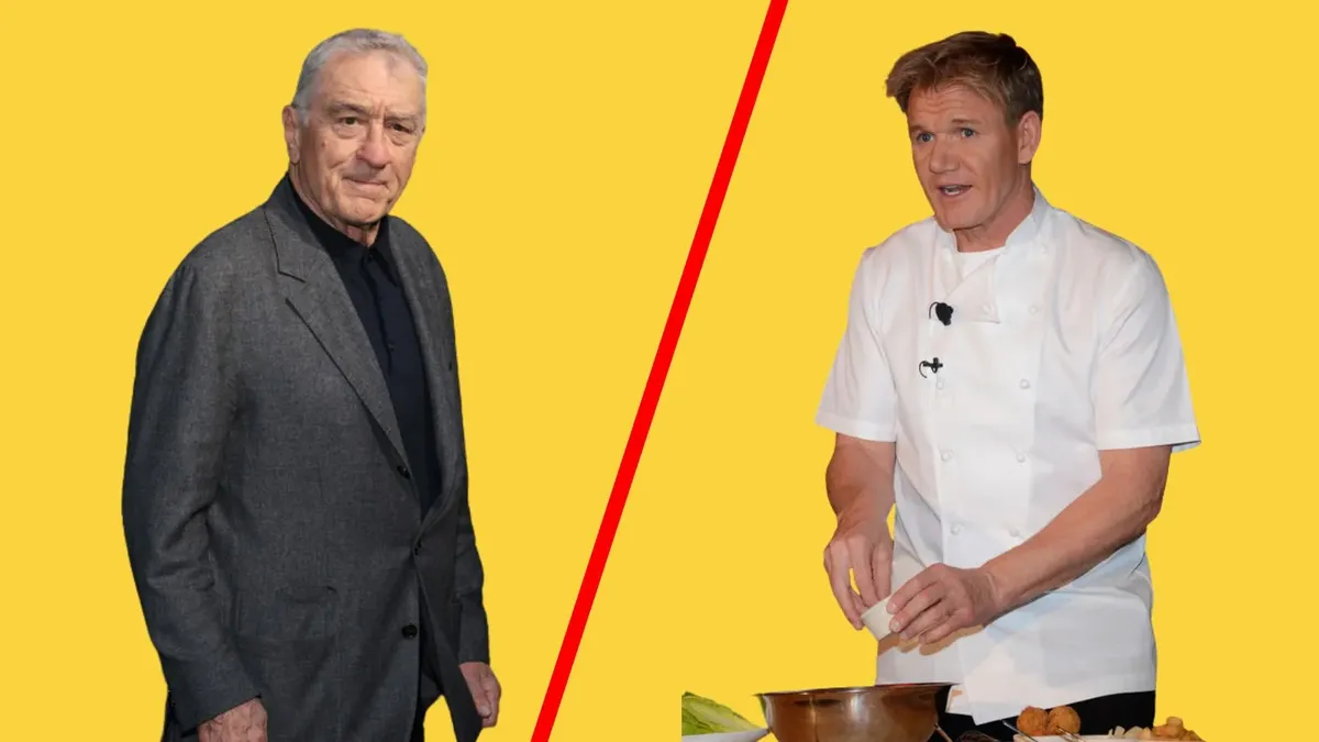 Gordon Ramsay Kicks Robert De Niro Out of His Restaurant